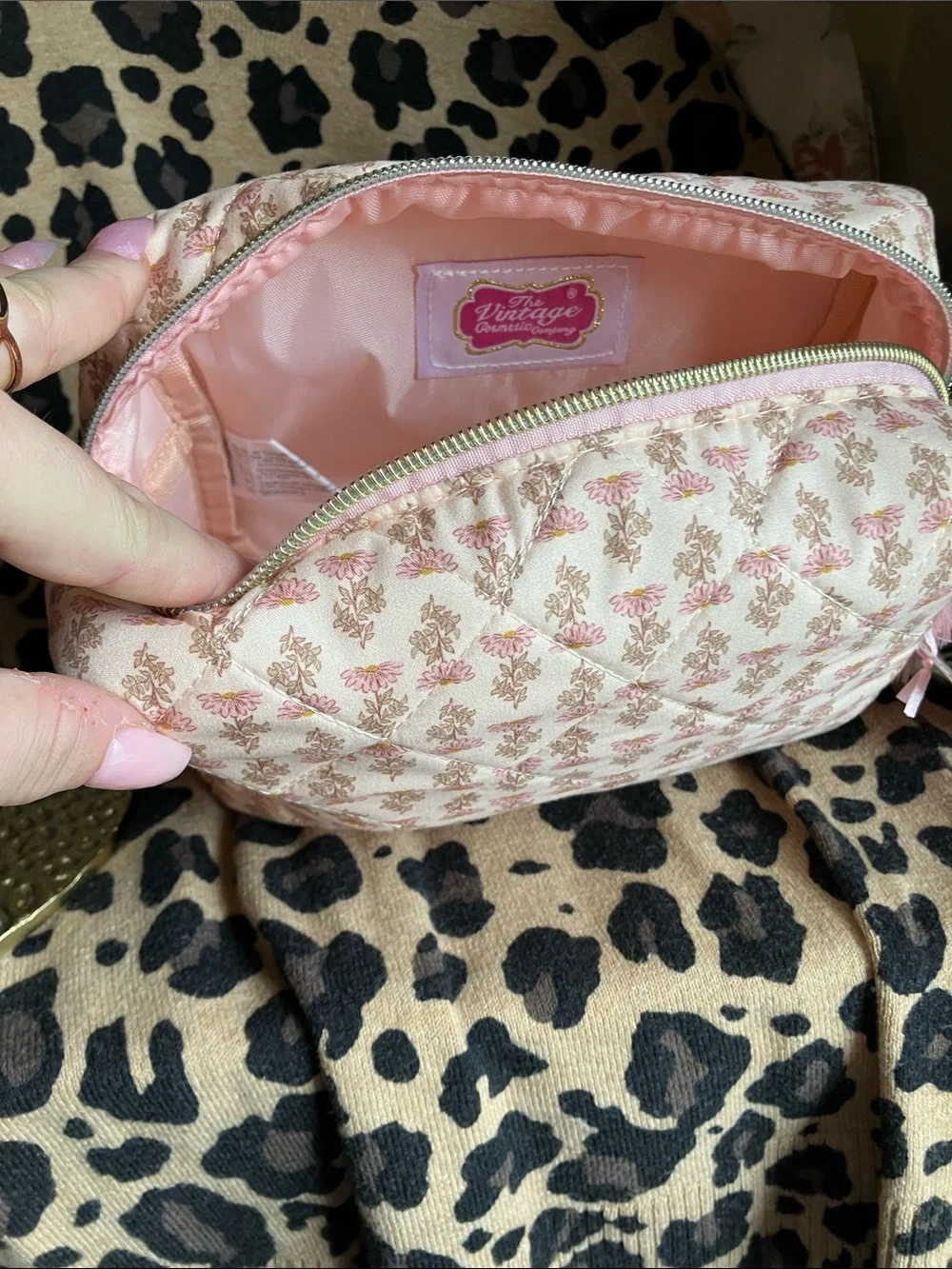 The Vintage Cosmetic Company pink floral